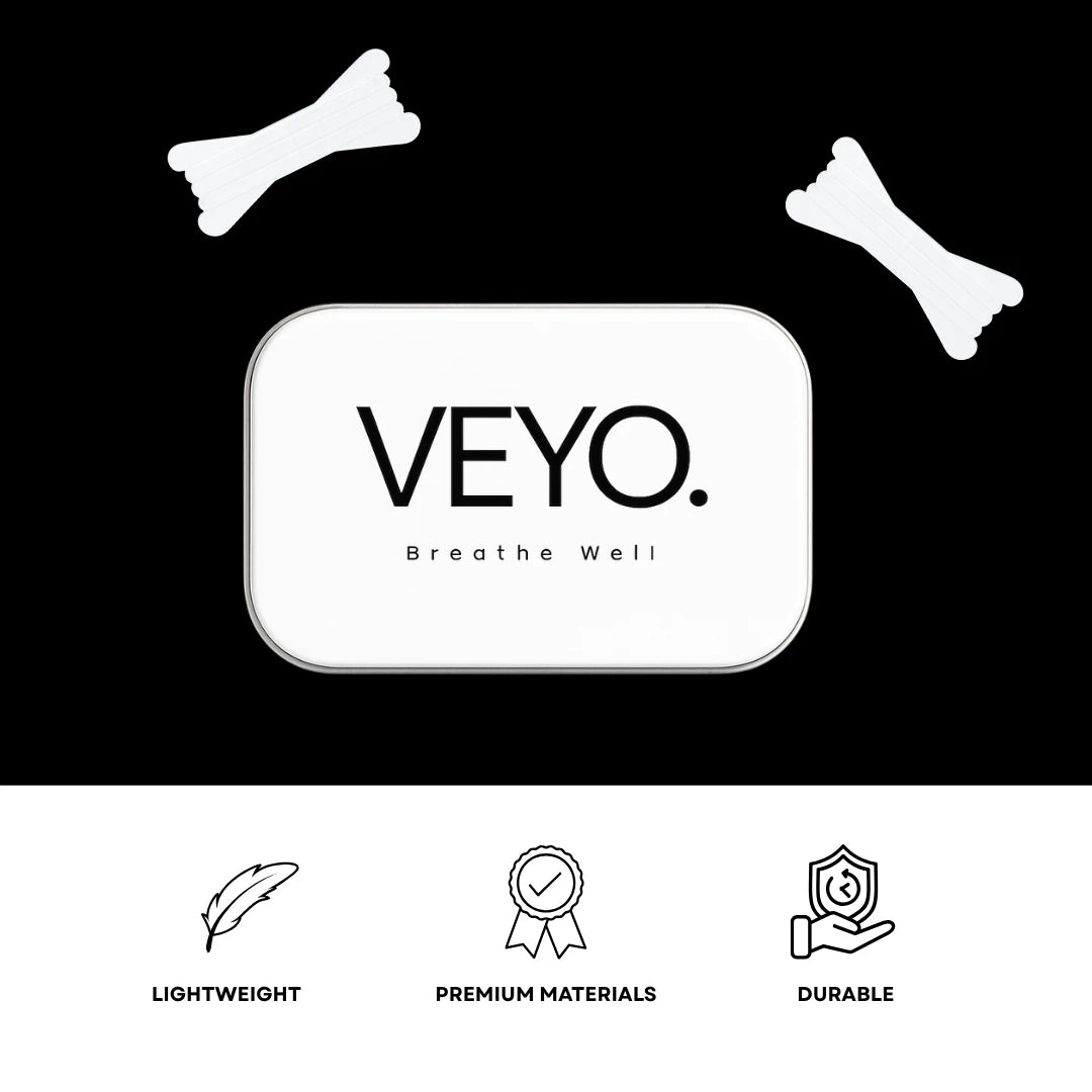 VEYO nasal strip set with storage case