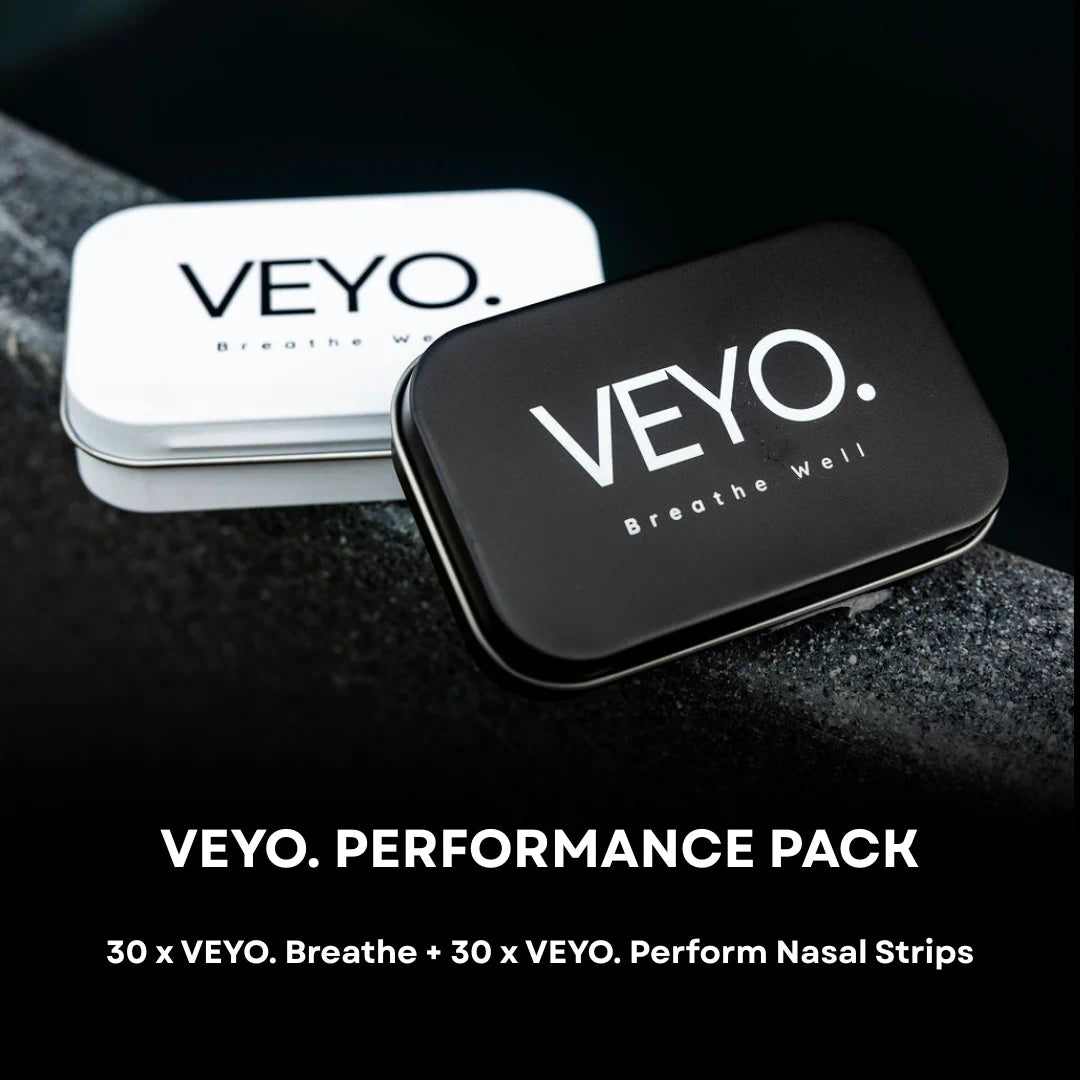 VEYO Performance Pack with 30 Breathe and 30 Perform premium nasal strips
